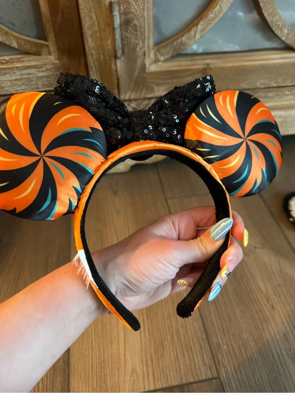 *Mickey's Not So Scary Halloween Party Mickey Ears Headband